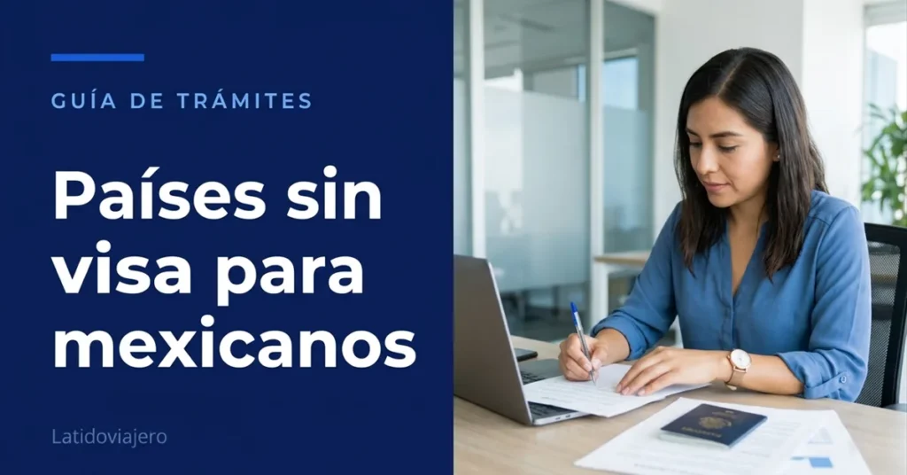 Países sin visa para mexicanos: cómo saber si necesitas visa